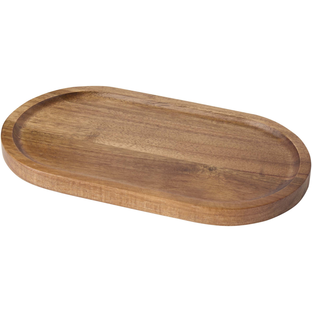 Logo trade advertising products picture of: Edge acacia wood serving tray