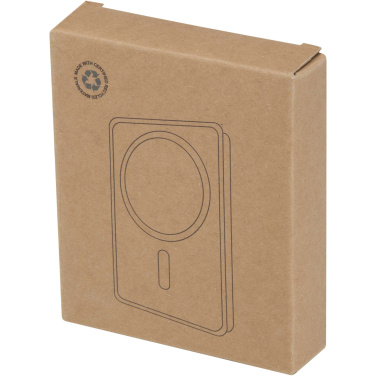 Logotrade promotional giveaway picture of: Acrab 10.000 mAh 15W magnetic wireless power bank with 20W PD - made from recycled plastic