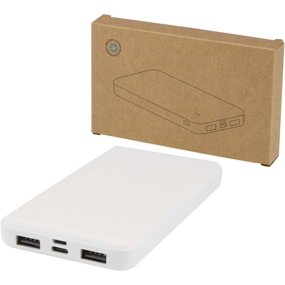 Logotrade promotional merchandise photo of: Intan 10.000 mAh 10W recycled plastic power bank
