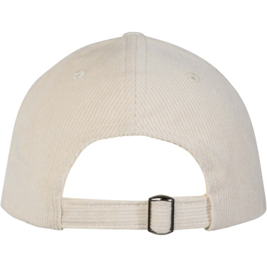 Logotrade business gift image of: Hutton 6 panel recycled corduroy cap