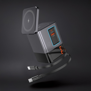 Logotrade promotional gift picture of: Urban Vitamin Sacramento 105W GAN charger+retractable cables