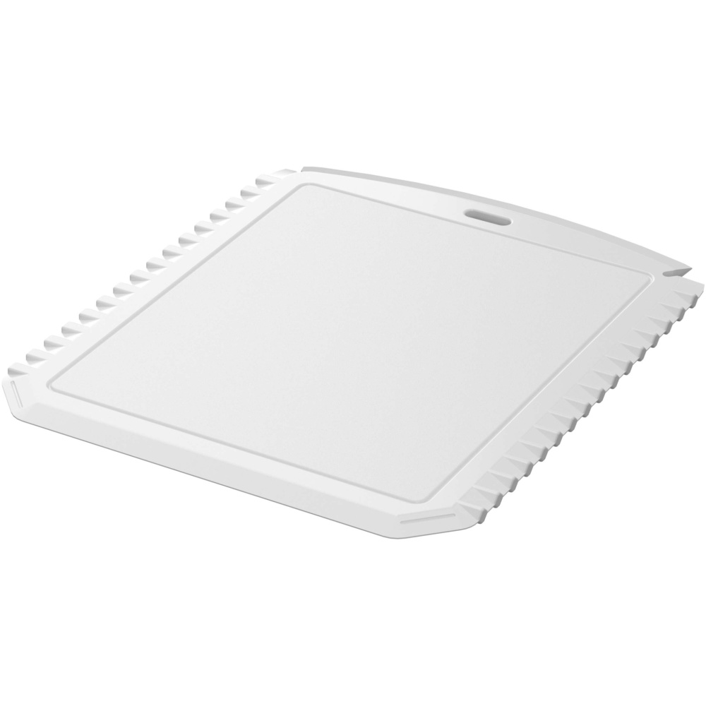 Logo trade corporate gifts picture of: Thrym rectangular recycled plastic ice scraper