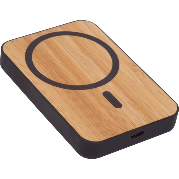 Logo trade promotional merchandise image of: Wireless power bank 5 000 mAh CAIRO