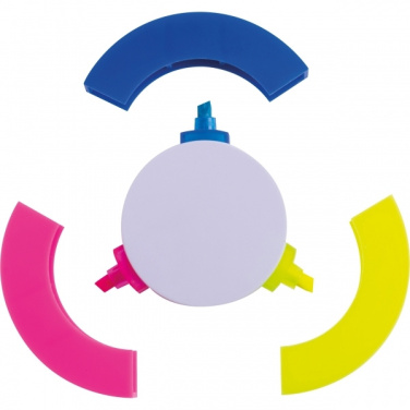 Logo trade promotional gifts image of: 3-in-1 Highlighter ANDORRA