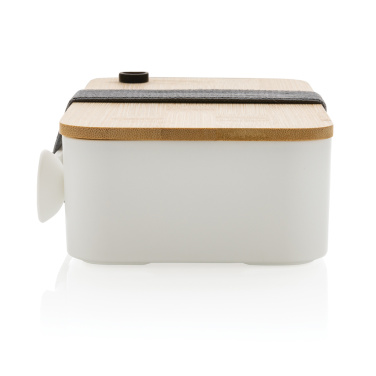 Logo trade promotional items image of: RCS RPP lunchbox with bamboo lid