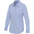 Carnelian poplin women's shirt, Light blue