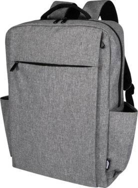 Logotrade promotional gift picture of: Libra 15” GRS recycled laptop backpack 15L