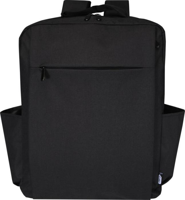Logotrade promotional gift picture of: Libra 15” GRS recycled laptop backpack 15L