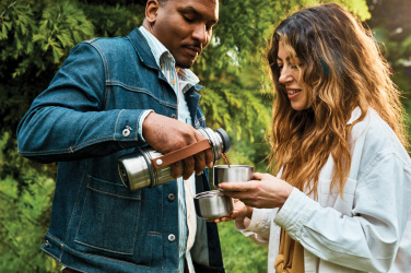 Logo trade business gifts image of: Black+Blum Explorer Flask Duo 1L