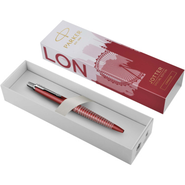 Logo trade promotional products picture of: Parker Jotter SE Global Icons colour trim ballpoint pen