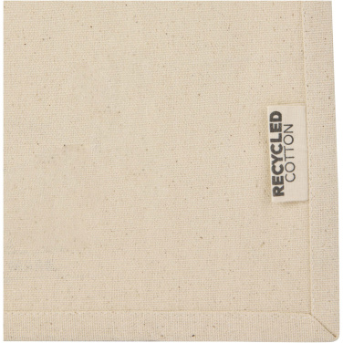 Logo trade corporate gifts image of: Odessa 220 g/m² GRS recycled cotton mini gusset tote bag 9L