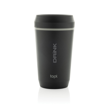 Logo trade promotional gifts image of: Topl Recycled Plastic To Go Tumbler Patented 360 Lid 354ml