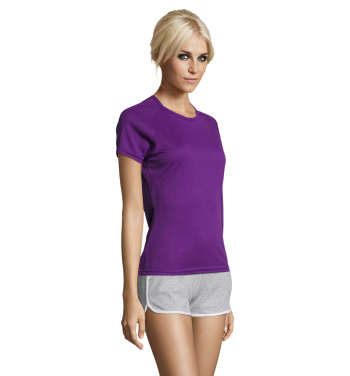 Logo trade advertising products picture of: SPORTY WOMEN T-SHIRT POLYES