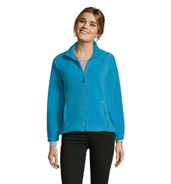 Logotrade promotional product picture of: NORTH WOMEN ZIPPED FLEECE