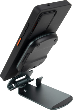 Logo trade promotional merchandise picture of: Phone holder with wireless charger