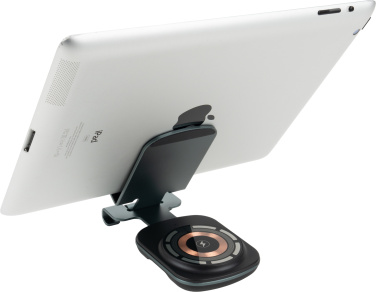 Logo trade promotional giveaways image of: Phone holder with wireless charger