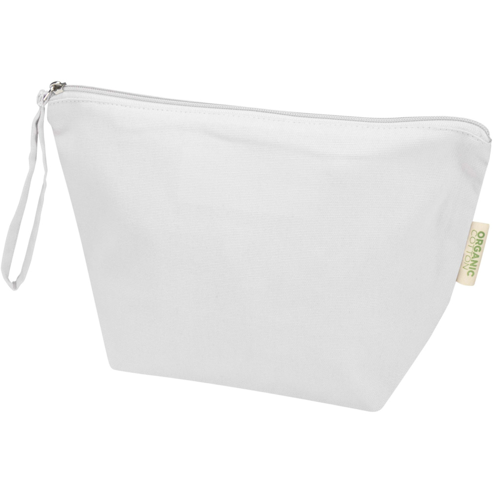 Logo trade promotional item photo of: Odisha 180 g/m² OCS organic large accessory pouch 3L