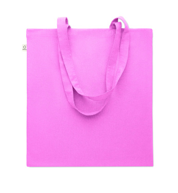 Logotrade promotional product picture of: Recycled cotton shopping bag