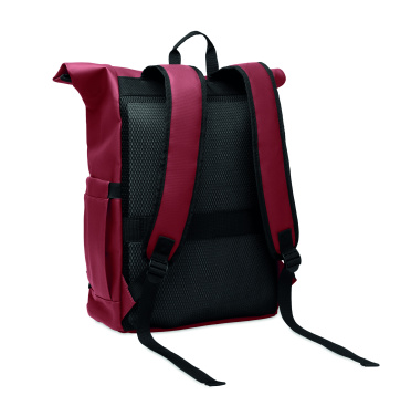 Logotrade promotional gift picture of: Rolltop laptop rucksack 600D