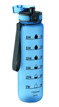 Logo trade business gift photo of: Sports water bottle RPET 1L