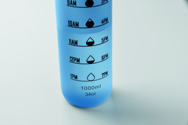 Logo trade promotional gifts image of: Sports water bottle RPET 1L