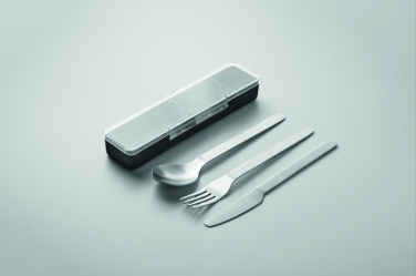 Logo trade business gift photo of: Stainless steel cutlery set