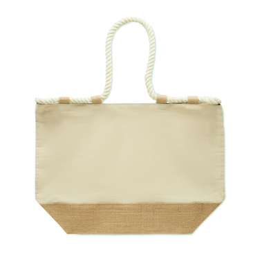Logo trade promotional merchandise picture of: Canvas beach bag