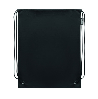 Logo trade promotional giveaways picture of: Drawstring bag RPET non-woven