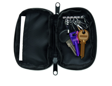 Logo trade promotional gift photo of: Key case in 300D RPET