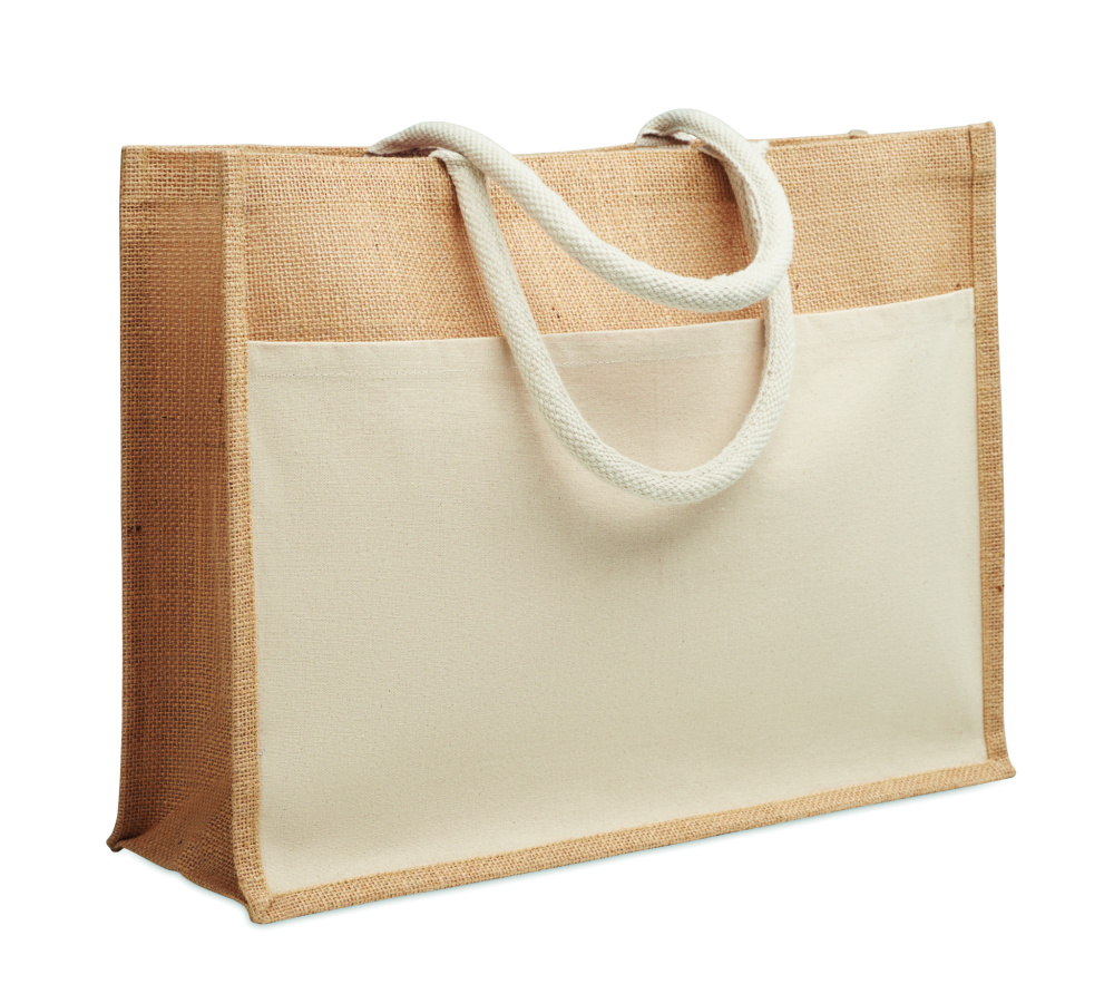 Logotrade promotional item picture of: Jute shopping bag