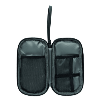 Logo trade corporate gift photo of: Tech organiser pouch 600D RPET