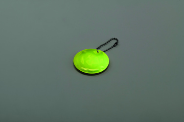 Logotrade promotional product picture of: Round reflective keyring