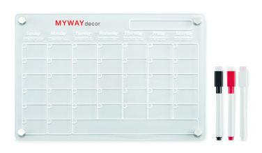 Logotrade advertising product image of: Magnetic acrylic planner