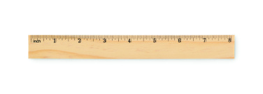 Logo trade promotional products picture of: Wooden ruler 20cm