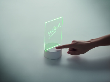 Logo trade promotional product photo of: Light-up LED memo board