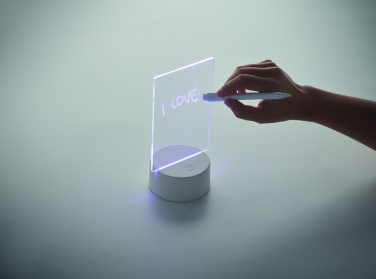 Logotrade promotional item picture of: Light-up LED memo board