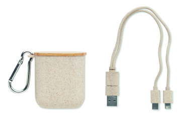 Logotrade business gift image of: Cable set in case