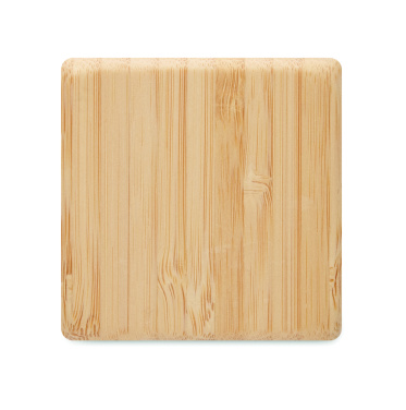 Logo trade business gift photo of: Bamboo twist snooze timer