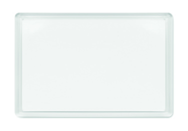 Logo trade promotional merchandise image of: Acrylic photo magnet rectangula