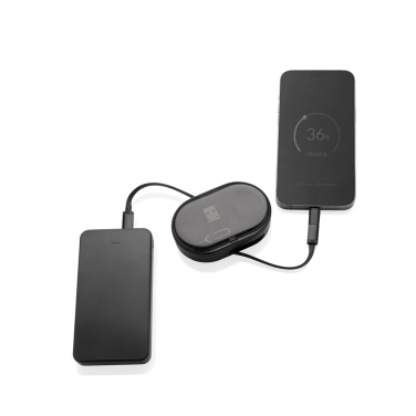 Logo trade promotional gifts image of: Chargevix RCS rplastic Multi-functional 60W charging set