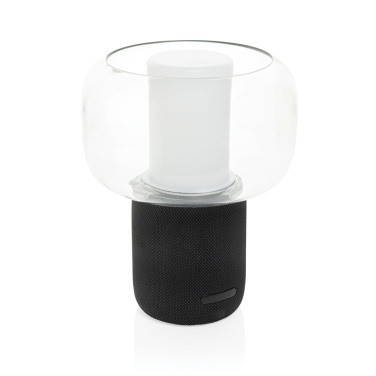Logo trade promotional products image of: Lux RCS recycled plastic 10W speaker lamp