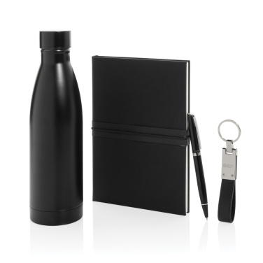 Logo trade advertising products picture of: Swiss Peak RCS deluxe business gift set w/ water bottle