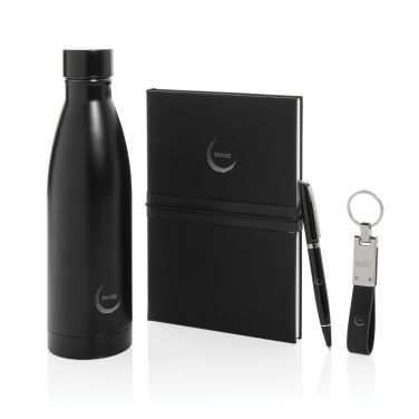 Logotrade promotional giveaway picture of: Swiss Peak RCS deluxe business gift set w/ water bottle