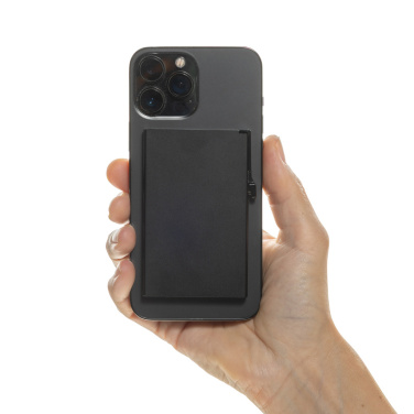 Logotrade promotional product picture of: Standard aluminium RFID magnetic phone cardholder