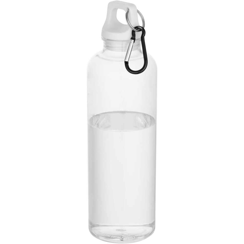 Logo trade promotional merchandise photo of: Oregon 750 ml RCS recycled plastic water bottle with carabiner