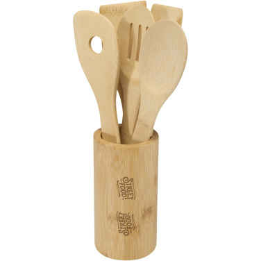 Logo trade corporate gifts image of: Tala bamboo kitchen tool set