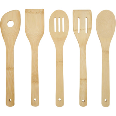 Logo trade promotional products image of: Tala bamboo kitchen tool set