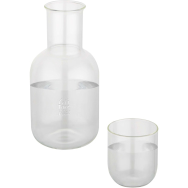 Logo trade promotional product photo of: Amelie glass carafe and cup set
