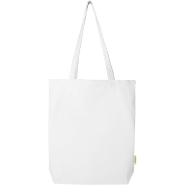 Logotrade promotional giveaway picture of: Odisha 180 g/m² OCS organic wide bottom tote bag 11L