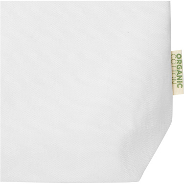 Logo trade business gift photo of: Odisha 180 g/m² OCS organic wide bottom tote bag 11L